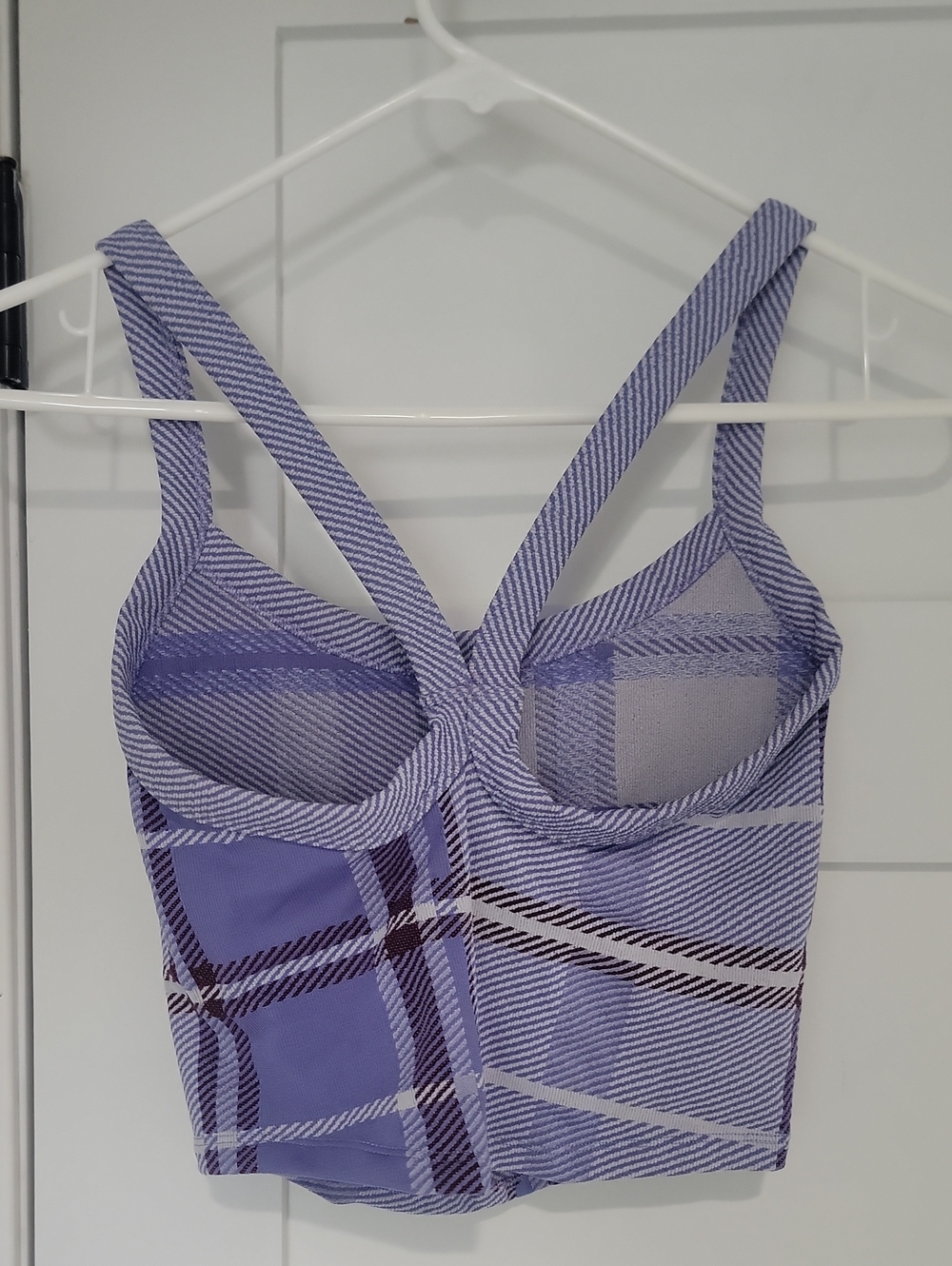 NEW! Free People Movement Plaid Tank, Size M/L - Picture 6 of 7
